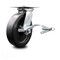Service Caster 8 Inch Polyolefin Caster with Ball Bearing and Brake/Swivel Lock SCC-35S820-POB-SLB-BSL - alternate 1